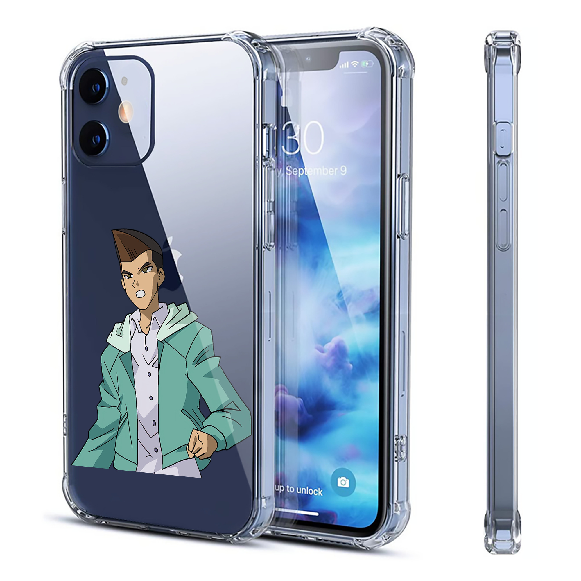 （画像用） 遊☆戯☆王 Yu-Gi-Oh! 【iPhone 12シリーズ対応】透明スマホケース（クリアソフトケース）